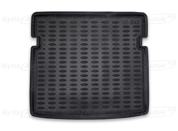 Bagagerumsmatta. Gummi Dacia Duster 2010-2017 4WD 