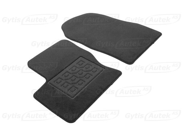 Bilmattor. Fram. Textil Ford Transit Connect 2014-2016 