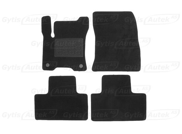 Bilmattor. Textil MB EQB X243 2022-2025 