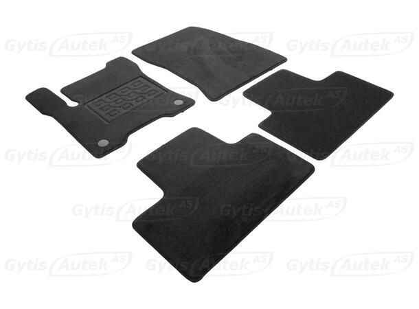 Bilmattor. Textil MB EQB X243 2022-> 