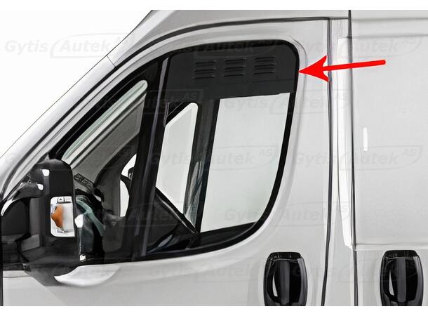 Fönsterventilation. Stål Opel Movano 2022-> 