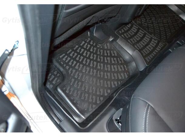 Gulvmatter. Gummi Mitsubishi Outlander 2020-2021 PHEV 
