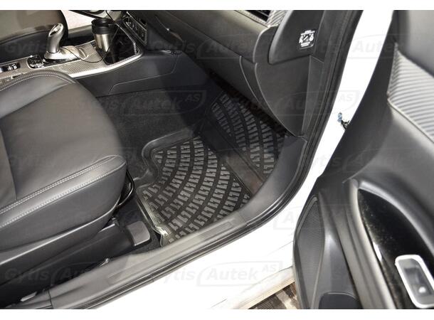 Gulvmatter. Gummi Mitsubishi Outlander 2020-2021 PHEV 