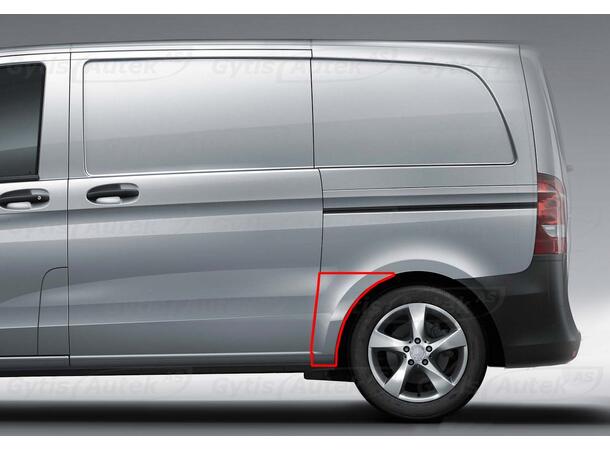 Hjulhusskydd. Folie | MB Vito W447 2015-> | gytek.se