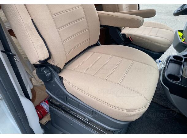 Husbil bilklädsel. Beige Eura Mobil Ducato 2006-2016 