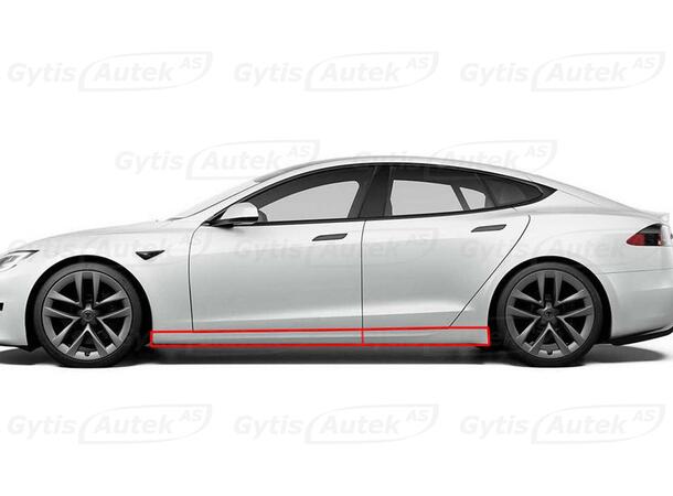 Kanalskydd. Folie. PPF Tesla Model S 2022-> 