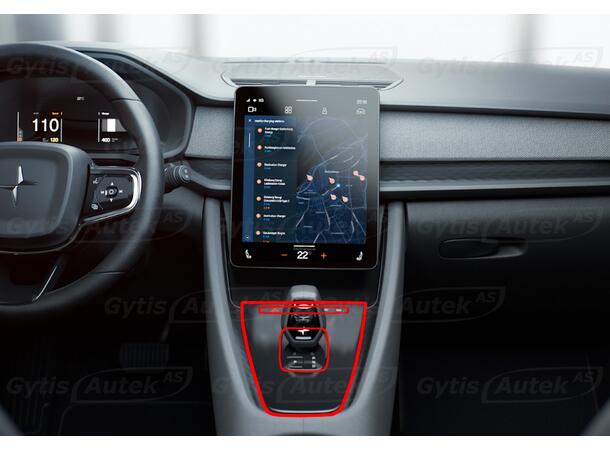 Mittkonsol folie tillll Polestar 2 2020-> | gytek.se