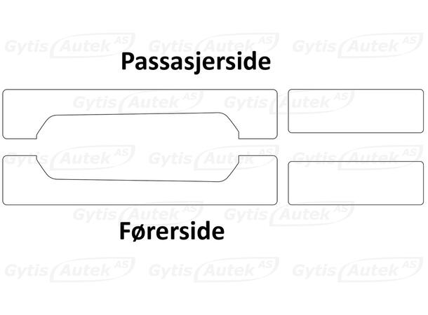 PPF folie | Tesla Model 3 2018-> | Dørterskel | gytisautek.no