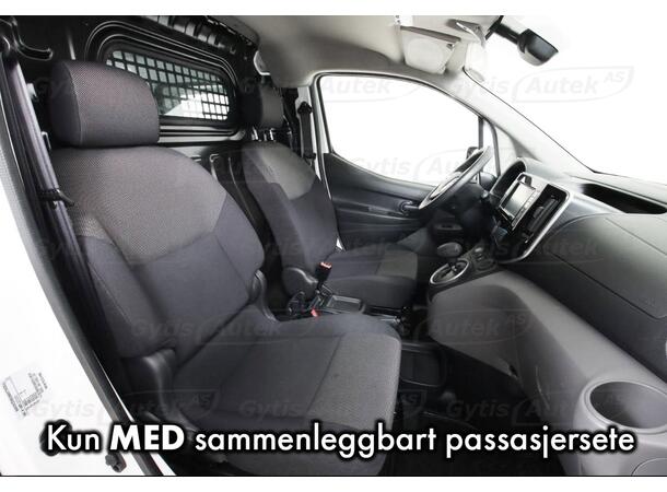 Setetrekk. 1 + 1 seter. Kunstskinn Nissan e-NV200 2014-2022 