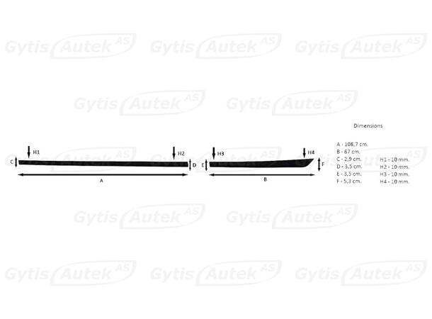 Sidolister | Hyundai i30 2017-2020 | gytek.se