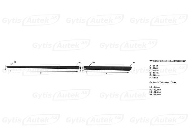 Sidolister till Peugeot 208 / e-208 2020-> | gytek.se
