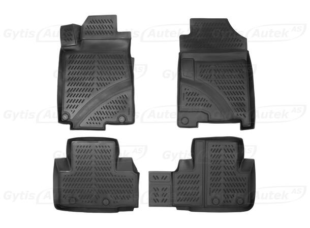Bilmattor. Gummi Honda CR-V 2007-2012 