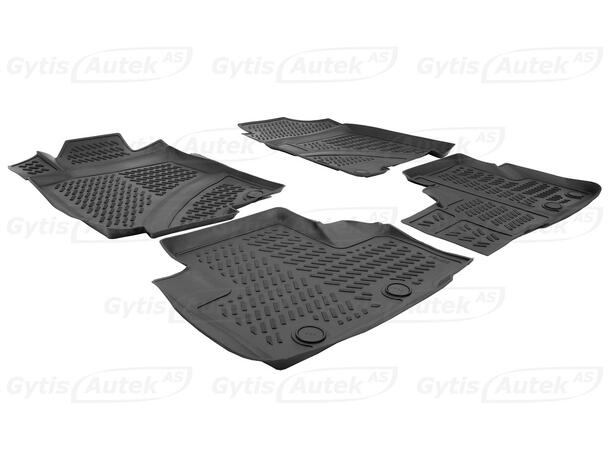 Bilmattor. Gummi Honda CR-V 2007-2012 