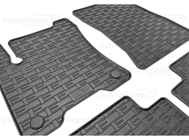 Bilmattor. Gummi MB EQB X243 2022-2025 