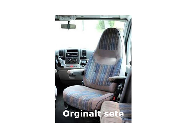 Bobil setetrekk. Grå Eura Mobil Ducato 2006-2016 