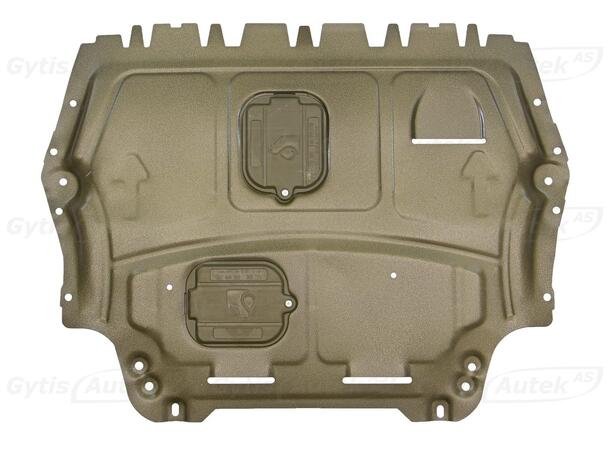 Bunnplate i aluminium til Volkswagen Caddy 2016-2020 | gytisautek.no