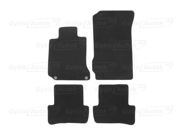 Gulvmatter i stoff til MB C-Klasse W204 2007-2013 | gytisautek.no