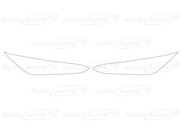 Lyktskydd. Folie. PPF BYD Tang 2021-> 