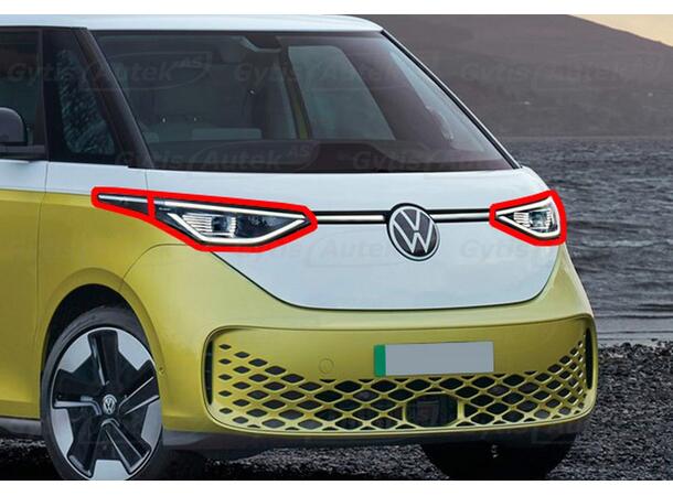 Lyktskydd. Folie. PPF VW ID.Buzz 2022-> 