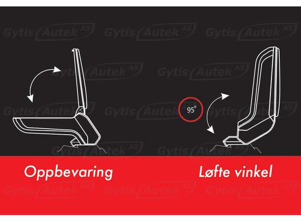 Armlene til VW Caddy 2016-2020 | gytisautek.no