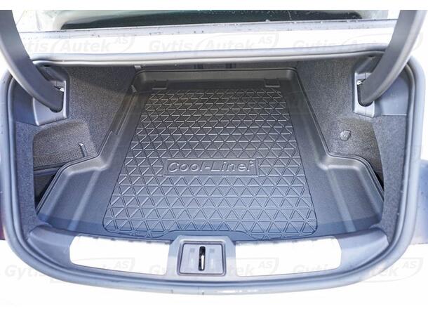 Bagagerumsmatta. Plast Porsche Taycan 2020-> 