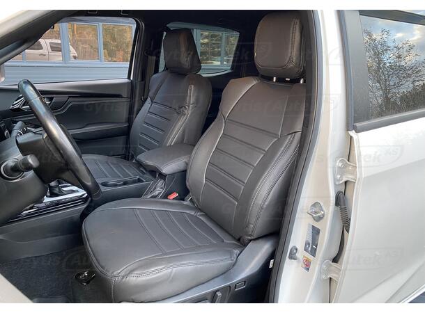 Bilklädsel. 1 + 1 säten. Konstläder Isuzu D-Max 2021-> 
