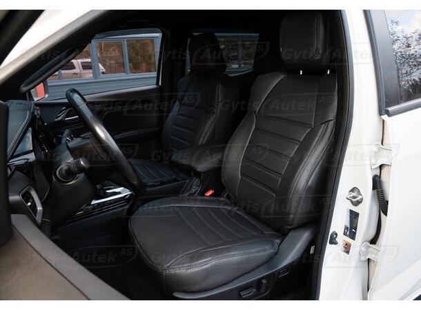 Bilklädsel. 1 + 1 säten. Konstläder Isuzu D-Max 2021-> 