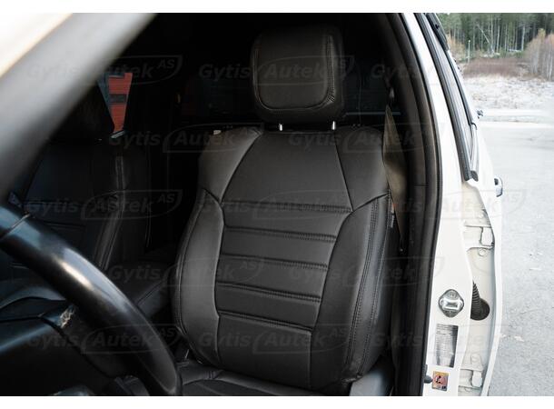 Bilklädsel. 1 + 1 säten. Konstläder Isuzu D-Max 2021-> 