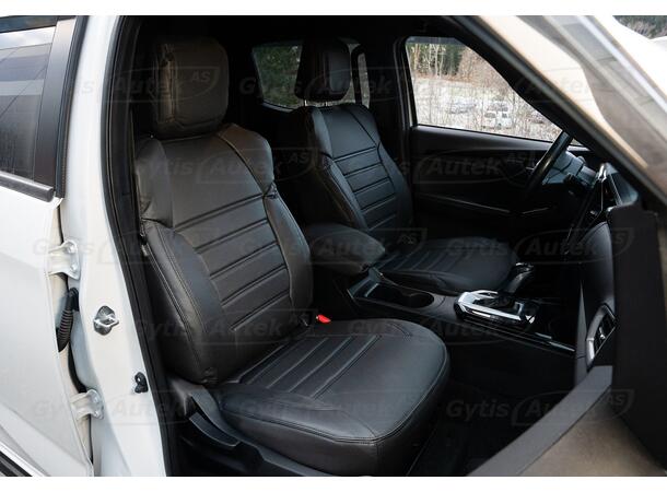 Bilklädsel. 1 + 1 säten. Konstläder Isuzu D-Max 2021-> 