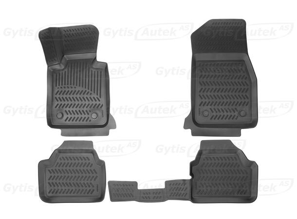 Bilmattor. Gummi BMW 1 ser. E87 2004-2011 5-dörr 