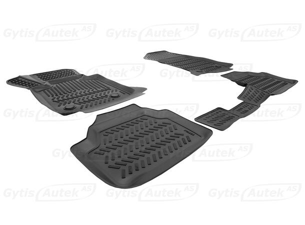 Bilmattor. Gummi BMW 1 ser. E87 2004-2011 5-dörr 