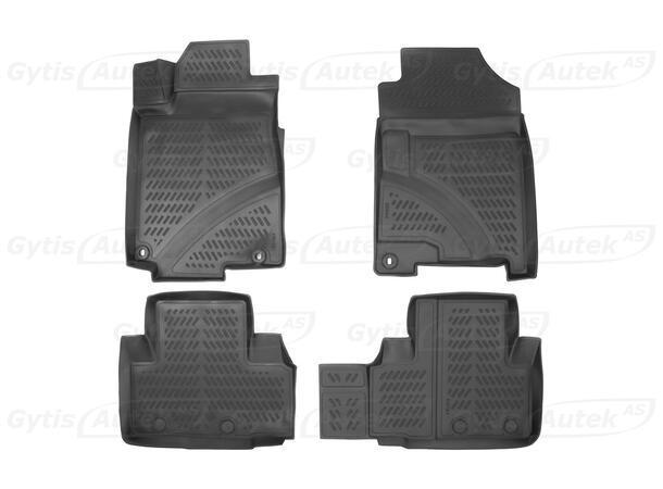 Bilmattor. Gummi Honda CR-V 2013-2018 