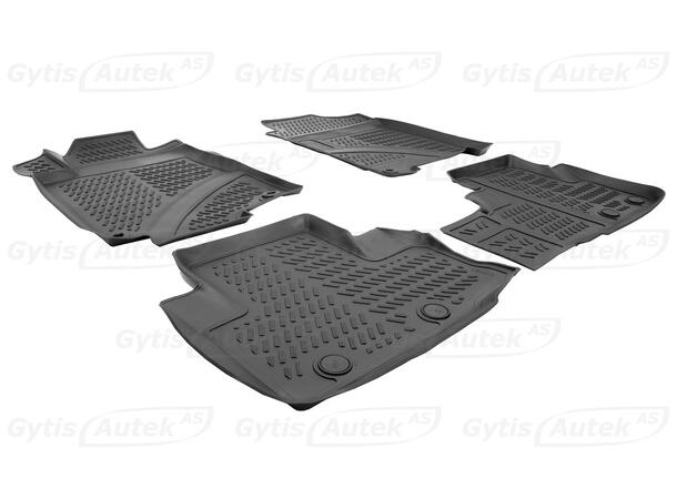 Bilmattor. Gummi Honda CR-V 2013-2018 