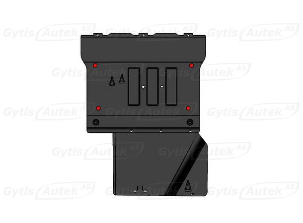 Bunnplate i stål til MB Vito W447 2020-> | gytisautek.no