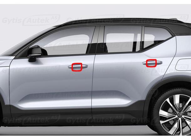 Dörrhandtagsskydd. Folie | Volvo C40 Recharge 2022->|gytek.se