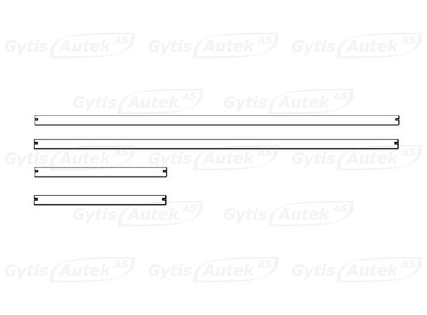 Dörrkantsskydd. Folie| Subaru Solterra 2022-> | gytek.se