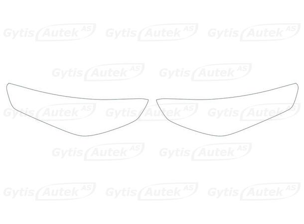 Lyktskydd. Folie. PPF BMW iX1 U11 2023-> 
