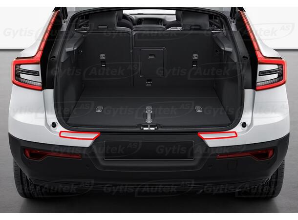 PPF folie | Volvo C40 Recharge 2022-> | Bakfanger | gytisautek.no