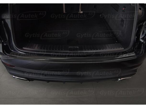 Stötfångarskydd. Mörk. Stål Porsche Cayenne 2018-> 