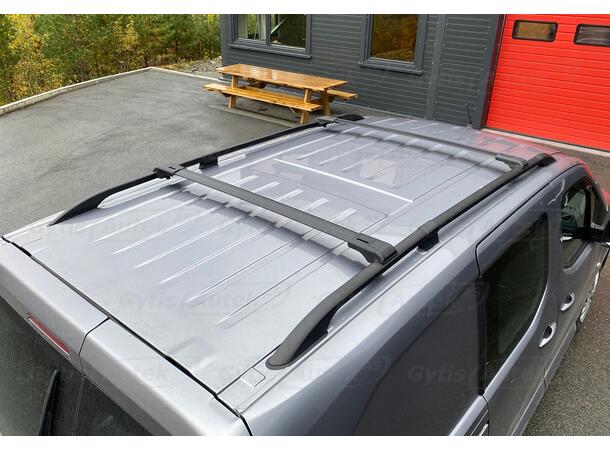 Takräcke. Wingcarrier. Svart Fiat Doblo 2023-> 