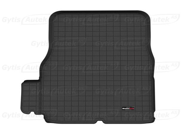 Bagagerumsmatta. Bak Övre. Plast Tesla Model X 2022-> 6-7 säten 