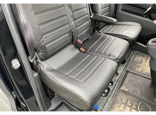 Bilklädsel. 1 + 2 säten. Konstläder Fiat Scudo 2022-> Med Moduwork 