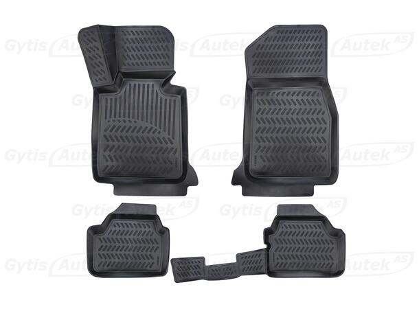Bilmattor. Gummi BMW 1 ser. F20/F21 2011-2019 