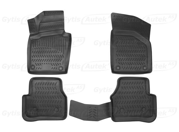 Bilmattor. Gummi Skoda Superb 2008-2015 