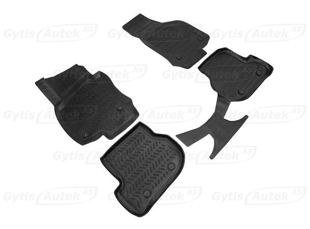 Bilmattor. Gummi VW Golf V 2004-2009 