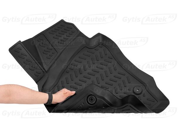 Bilmattor. Gummi VW Golf V 2004-2009 