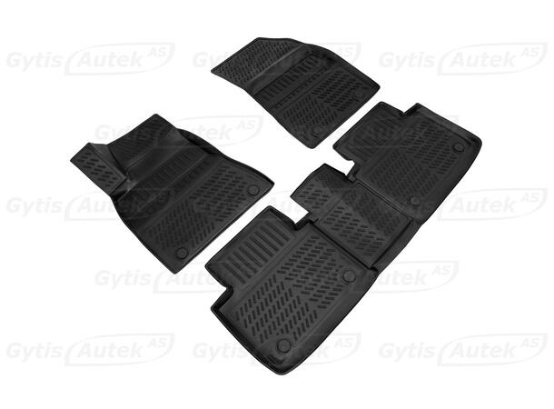 Gummimatter til Tesla Model 3 2018-> | gytisautek.no