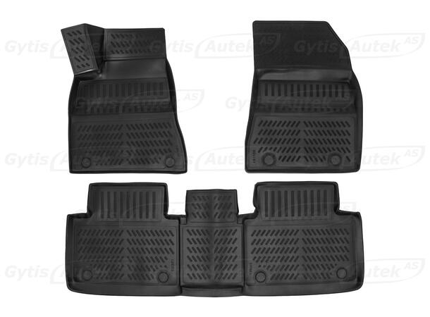 Gummimatter til Tesla Model 3 2018-> | gytisautek.no