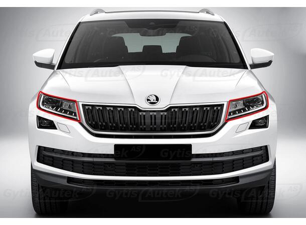 Lyktskydd - Folie | Skoda Kodiaq 2017-2021 | gytek.se