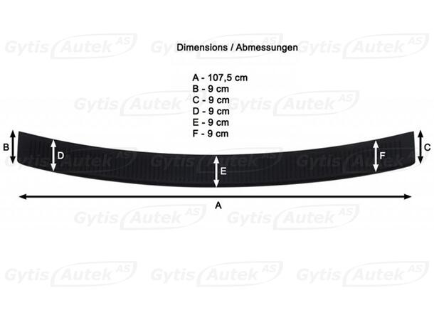 Stötfångarskydd / Lastskydd | Suzuki SX4 S-Cross 2013-2021 | gytek.se